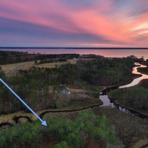 great creek and sunset views