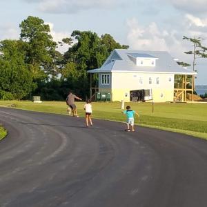 8 miles of roads