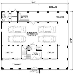 Coastal Plan garage