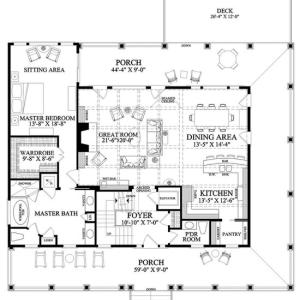 coast plan main floor