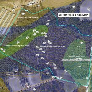 GIS Contour & Soil Map