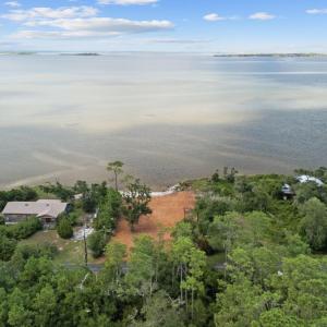 Aerial View of Cedar Island Bay