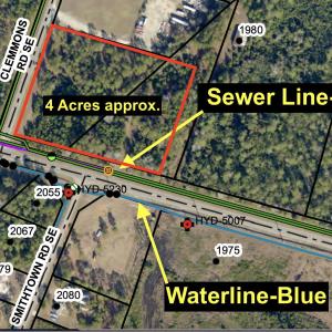 (4 acre) Sewer & Water Exhibit 7-1-25