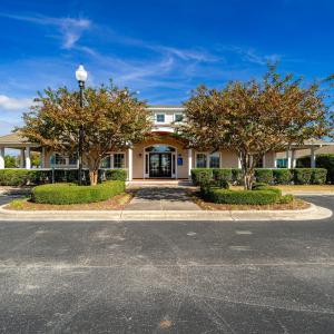 Community clubhouse and pool