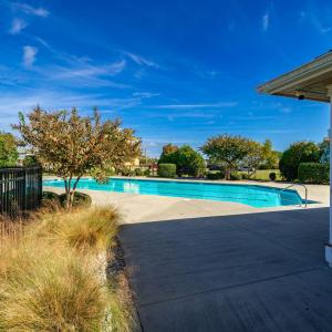 Community clubhouse and pool