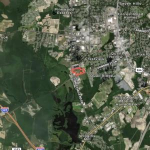 Aerial Expanded 14.27 ac Tract 1-2 Ette