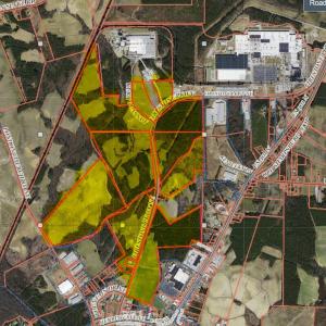 Red Outline 486.39 acres