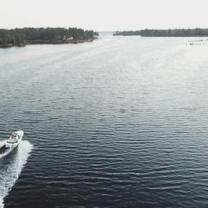 Drone Photo down Baird Creek