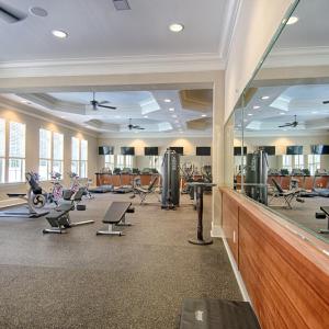 Large fitness room