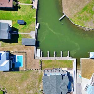 Overhead Aerial and Dock View