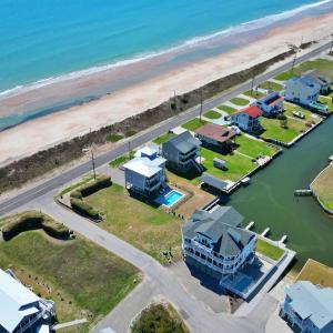 Aerial View with Atlantic Ocean
