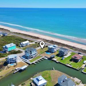 Aerial View with Atlantic Ocean