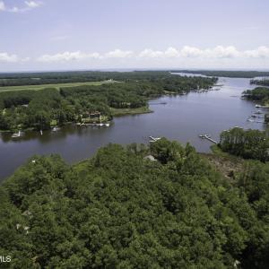 180 Tall Pines Drive Aerial of Creek