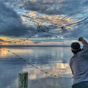 catching dinner