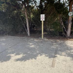 Golf Cart Parking at Beach Access