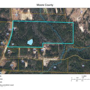 935 McGill Rd Aerial with creek and pond