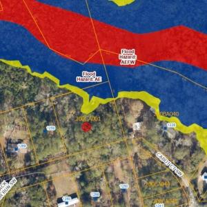 Flood zone map