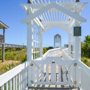 private beach access