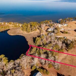 Aerial looking out to the Neuse