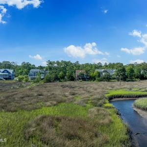 View of lot from the creek