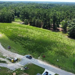 Aerial View of 3+ cleared acres!