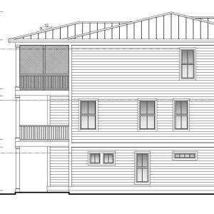The Sea Haven Left Elevation