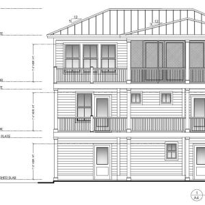 The Sea Haven Rear Elevation