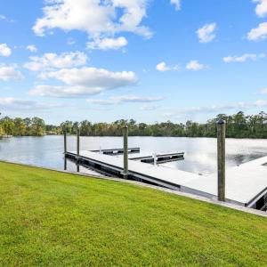View from the boat slips