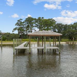Covered Deck on Dock
