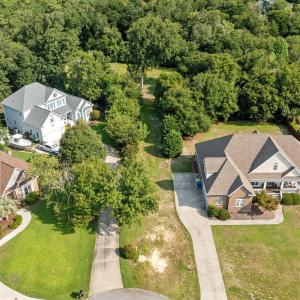Driveway to lot