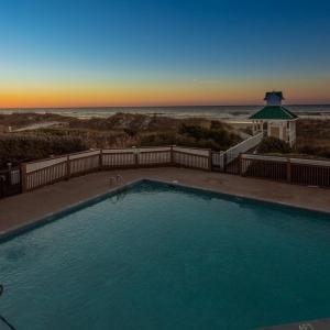 Beachclub at sunset
