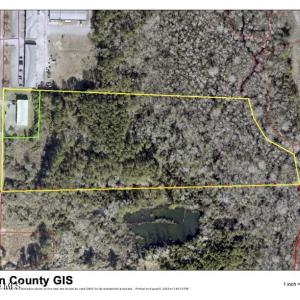 GIS Map with excluded parcel