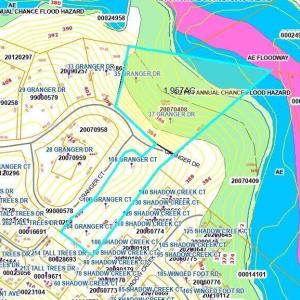 Hillshade Contour Floodzone and Wetlands
