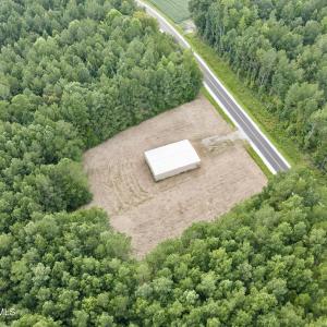 Back side of property