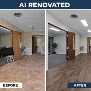 AI Renovated Foyer