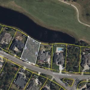 3158 Moss Hammock Wynd aerial with dimen