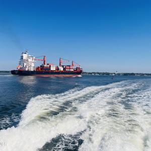 Cargo Ship in Southport