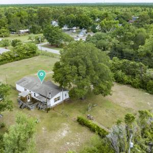 Lot 6 with house aerial view