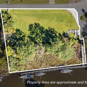 Overhead view of lot