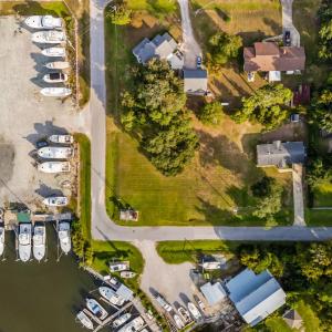 Drone shot of both 201 and 203 Pensacola