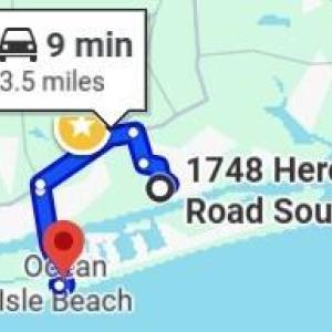 3.5 Miles to Beach...