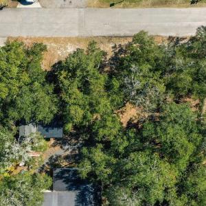 Drone view of lot