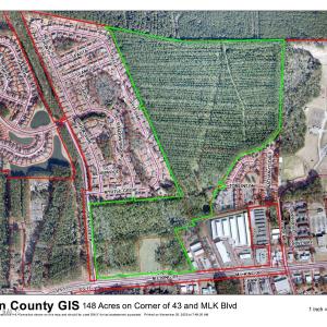 Raines Farm 148 Acres on Tax Map