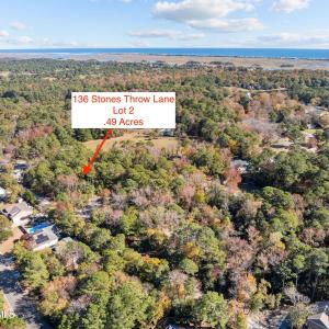 Aerial Labeled with Ocean