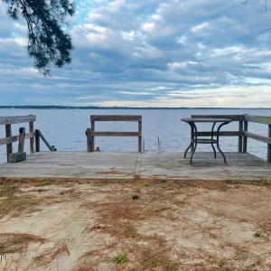 View from the shared lake access lot