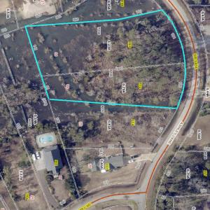 Aerial map both lots