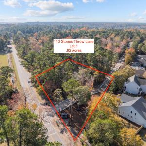 Lot 1 Aerial Labeled and Outlined