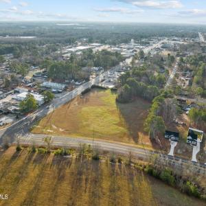 Downtown Tarboro in distance
