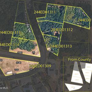 map of all available parcels