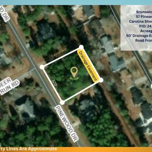 Property Lines with easements